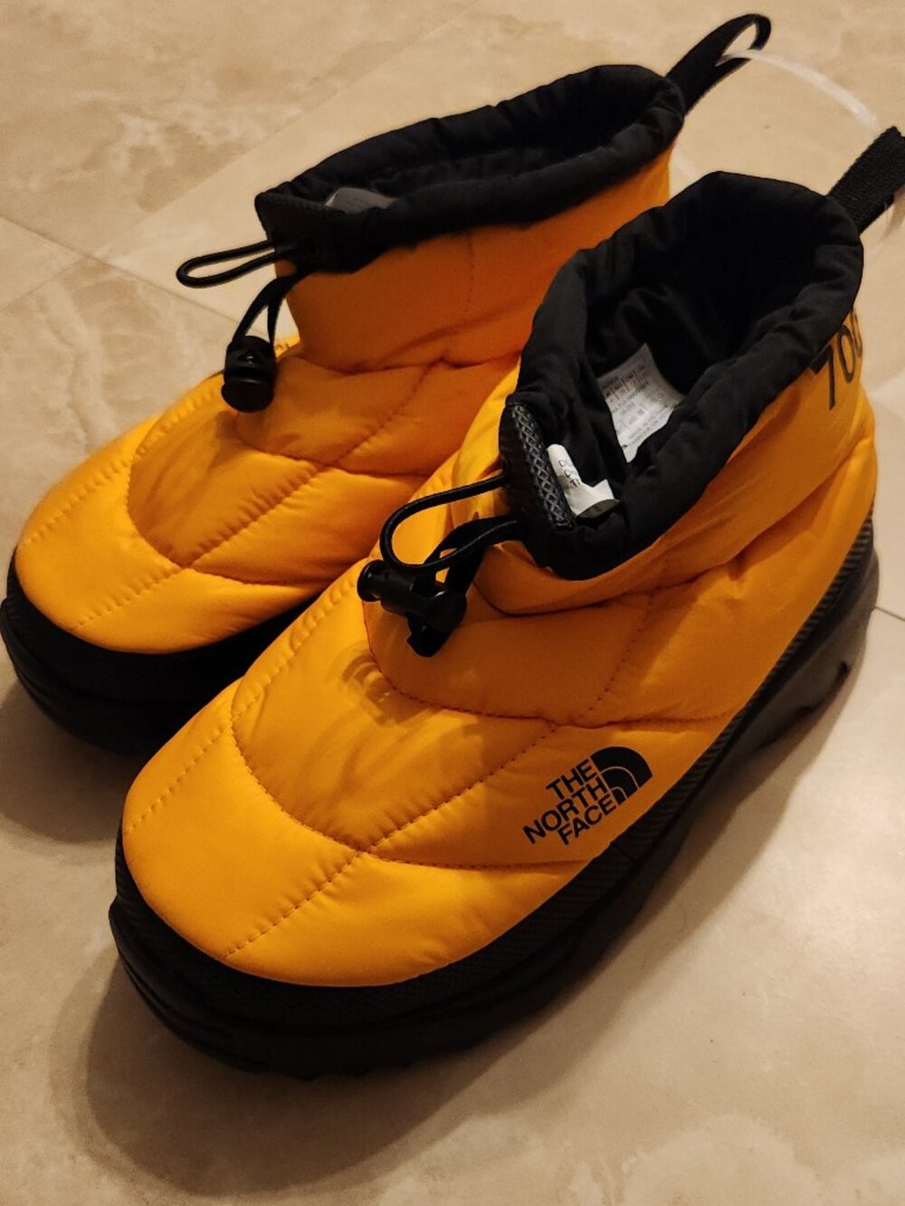 The North Face Nuptse Traction Chukka Boots Summit Gold Size 7 US Women